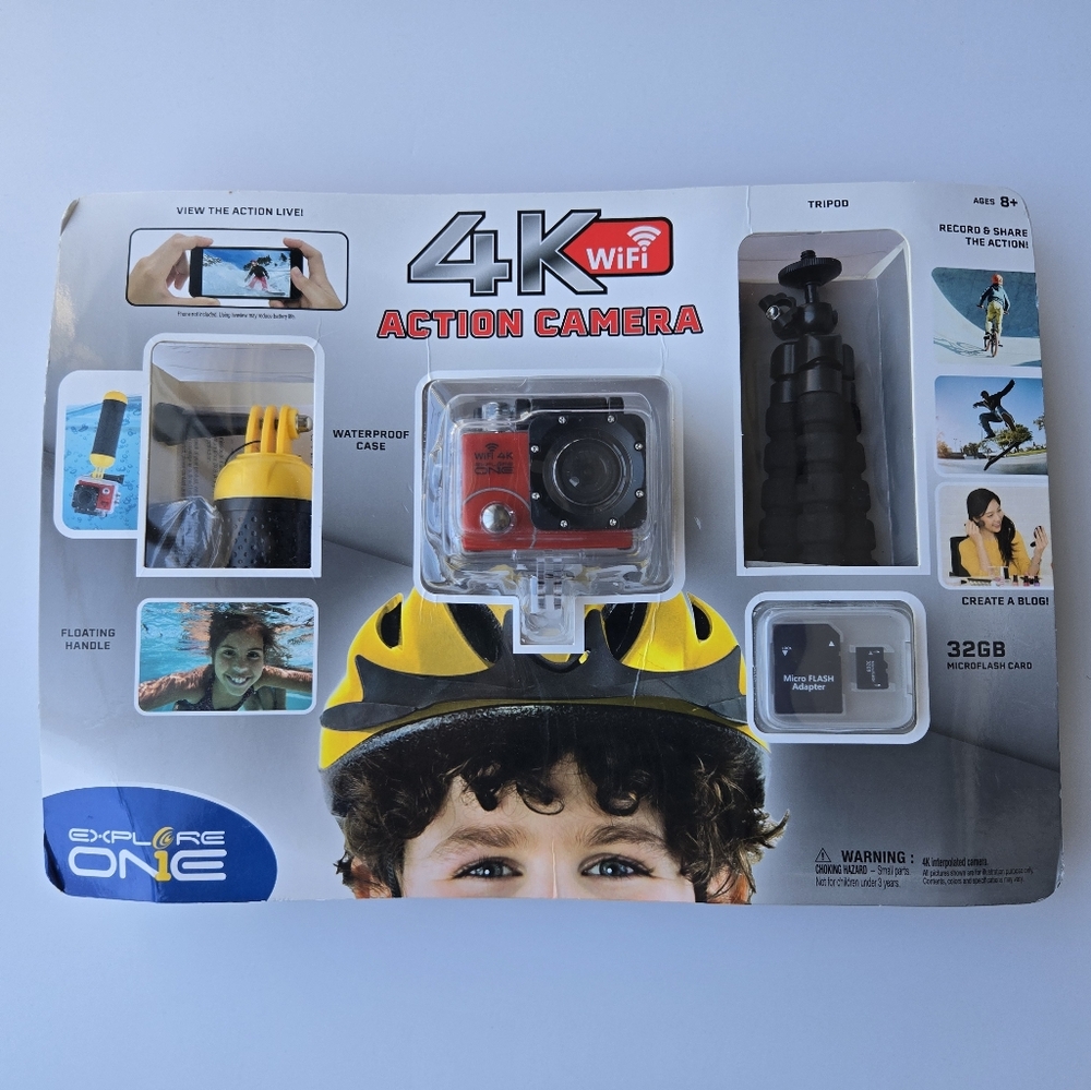 Explore One 4K Action Camera with WiFi